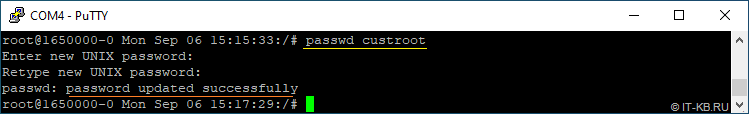 Change user password in 3PAR OS