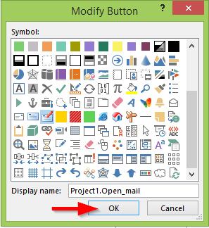 Customize Button Icon the Quick Access Toolbar in Outlook