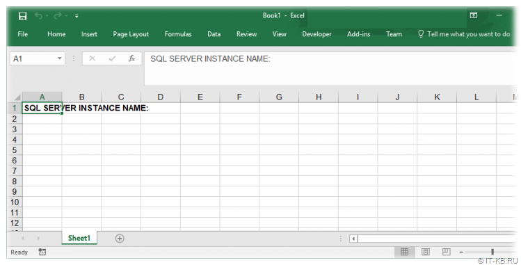 Create Excel report from PowerShell