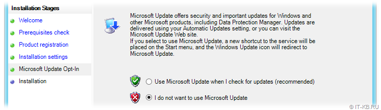 Microsoft Update Opt-In