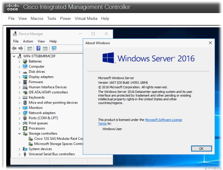 Install Windows Server 2016 on Cisco WSA S690 UCS C240 M4 Server