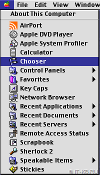 Mac OS Chooser