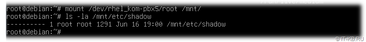 Mount Avaya Aura Communication Manager 8.1 root partition in chroot