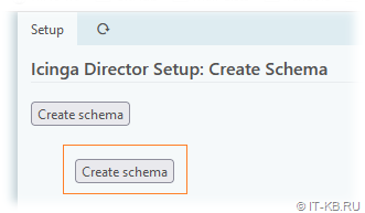 Icinga Web 2 - Creating a database schema for Icinga Director