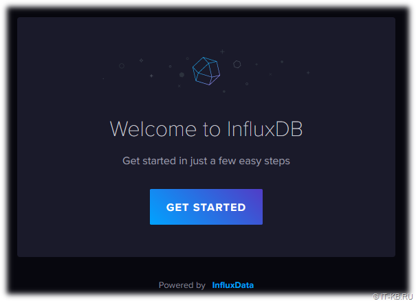 InfluxDB Configuration Wizard - Welcome