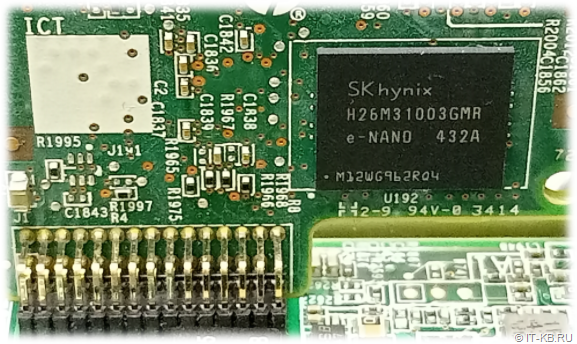 ILO 4 e-NAND chip